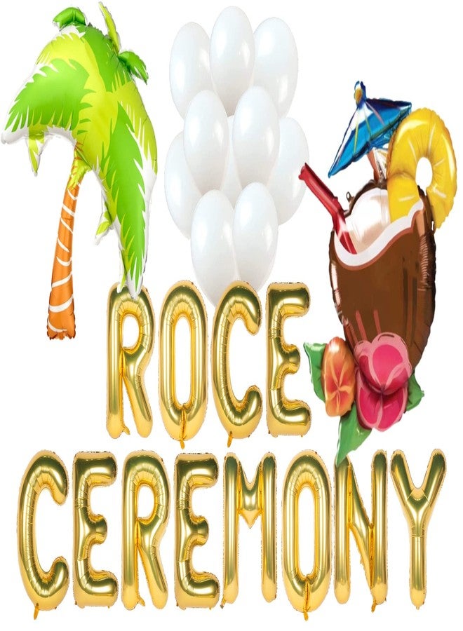 Atpata Funky Roce Ceremony Foil Balloons for Wedding Event Party Decoration Supplies - Image 1